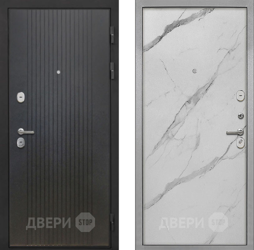 Входная металлическая Дверь Интекрон (INTECRON) Гектор ФЛ-295 Гладкая Мрамор натуральный арктик в Одинцово