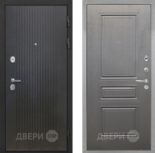 Входная металлическая Дверь Интекрон (INTECRON) Гектор ФЛ-295 ФЛ-243 Графит вуд дуб в Одинцово