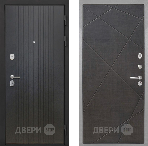 Входная металлическая Дверь Интекрон (INTECRON) Гектор ФЛ-295 Лучи-М Венге распил кофе в Одинцово