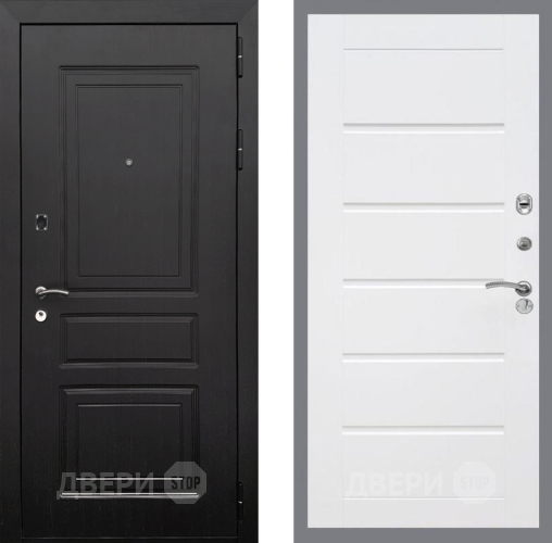 Входная металлическая Дверь Рекс (REX) 6 Венге Сити Белый ясень в Одинцово