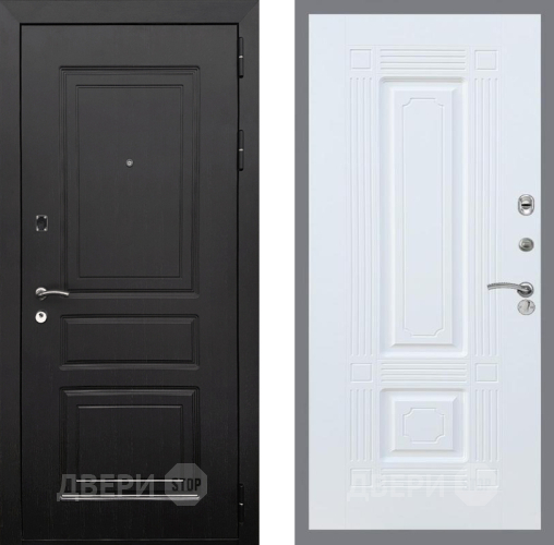 Входная металлическая Дверь Рекс (REX) 6 Венге FL-2 Силк Сноу в Одинцово