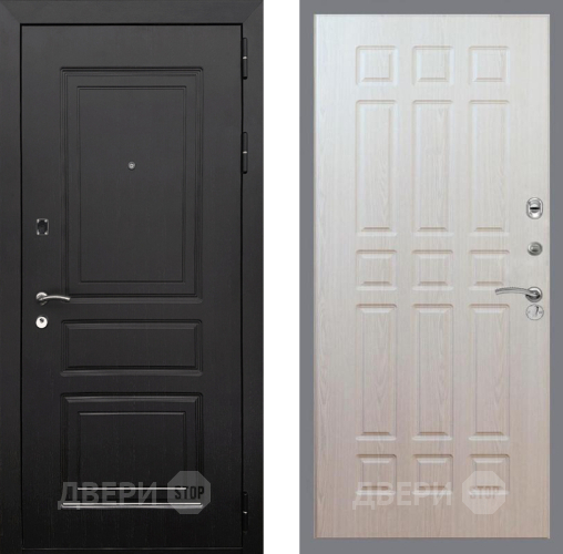 Входная металлическая Дверь Рекс (REX) 6 Венге FL-33 Беленый дуб в Одинцово