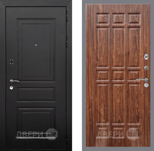 Входная металлическая Дверь Рекс (REX) 6 Венге FL-33 орех тисненый в Одинцово