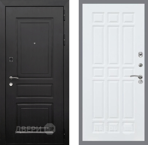 Входная металлическая Дверь Рекс (REX) 6 Венге FL-33 Силк Сноу в Одинцово