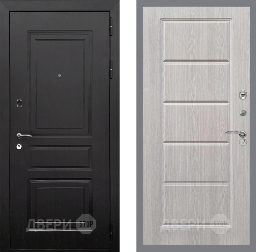 Входная металлическая Дверь Рекс (REX) 6 Венге FL-39 Беленый дуб в Одинцово