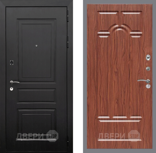 Входная металлическая Дверь Рекс (REX) 6 Венге FL-58 орех тисненый в Одинцово