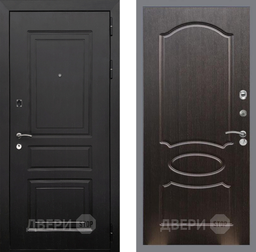 Входная металлическая Дверь Рекс (REX) 6 Венге FL-128 Венге светлый в Одинцово