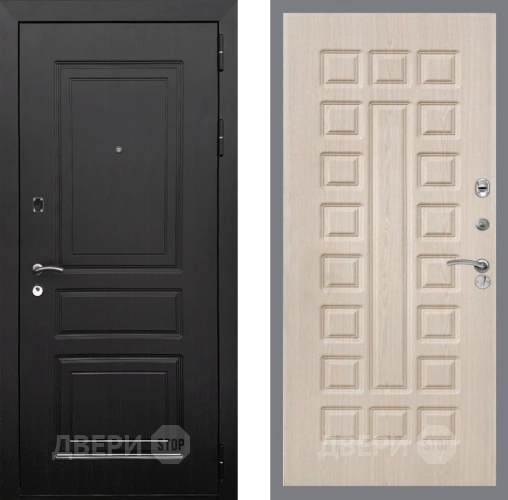 Входная металлическая Дверь Рекс (REX) 6 Венге FL-183 Беленый дуб в Одинцово