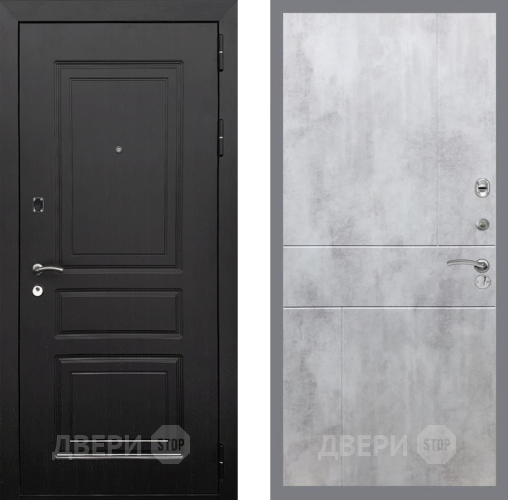 Входная металлическая Дверь Рекс (REX) 6 Венге FL-290 Бетон светлый в Одинцово