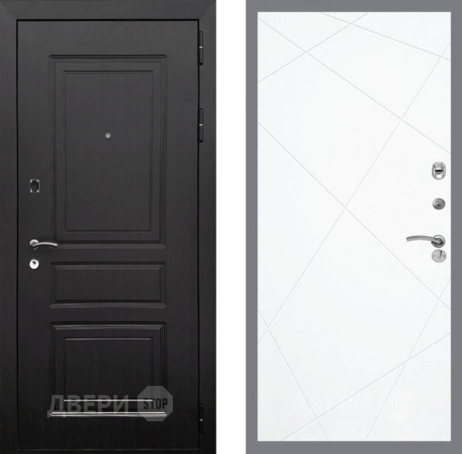 Входная металлическая Дверь Рекс (REX) 6 Венге FL-291 Силк Сноу в Одинцово