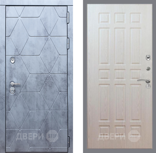Входная металлическая Дверь Рекс (REX) 28 FL-33 Беленый дуб в Одинцово