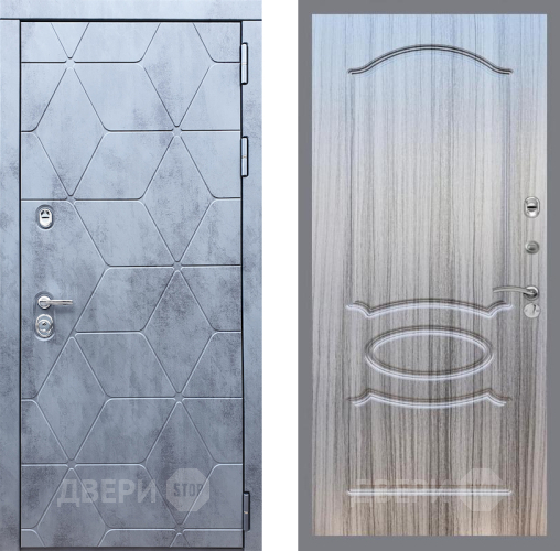 Входная металлическая Дверь Рекс (REX) 28 FL-128 Сандал грей в Одинцово