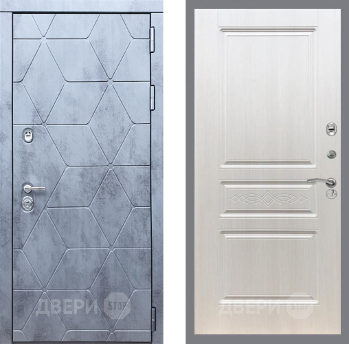 Входная металлическая Дверь Рекс (REX) 28 FL-243 Лиственница беж в Одинцово