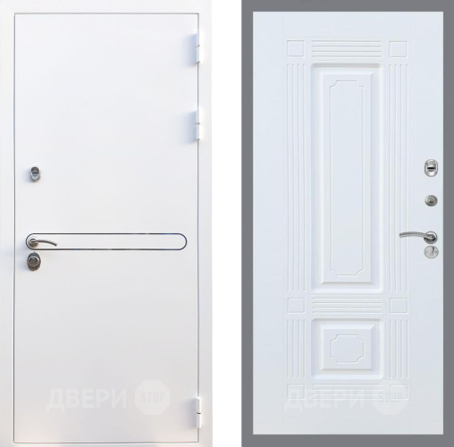 Входная металлическая Дверь Рекс (REX) 27 FL-2 Силк Сноу в Одинцово