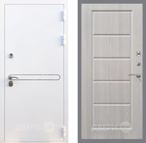 Входная металлическая Дверь Рекс (REX) 27 FL-39 Беленый дуб в Одинцово