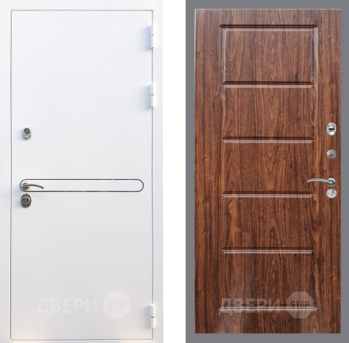 Входная металлическая Дверь Рекс (REX) 27 FL-39 орех тисненый в Одинцово