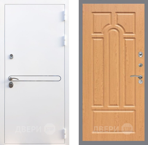 Входная металлическая Дверь Рекс (REX) 27 FL-58 Дуб в Одинцово