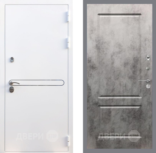 Входная металлическая Дверь Рекс (REX) 27 FL-117 Бетон темный в Одинцово