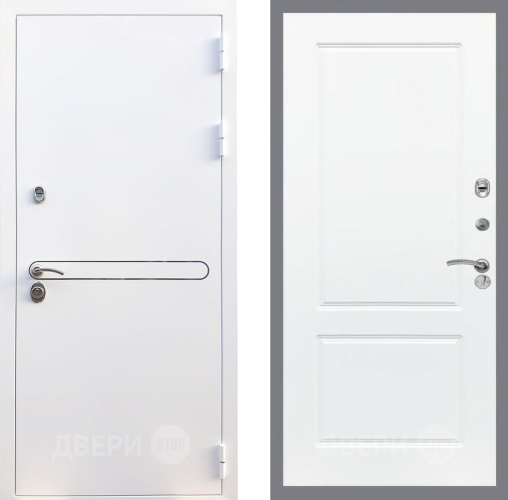 Входная металлическая Дверь Рекс (REX) 27 FL-117 Силк Сноу в Одинцово