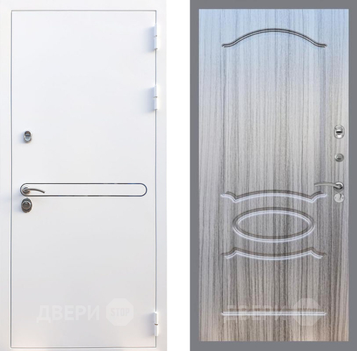 Входная металлическая Дверь Рекс (REX) 27 FL-128 Сандал грей в Одинцово