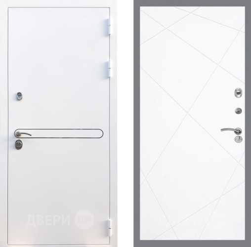 Входная металлическая Дверь Рекс (REX) 27 FL-291 Силк Сноу в Одинцово