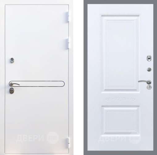 Входная металлическая Дверь Рекс (REX) 27 Смальта Силк Сноу в Одинцово