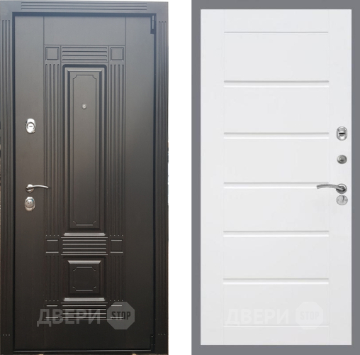 Входная металлическая Дверь Рекс (REX) 9 Сити Белый ясень в Одинцово