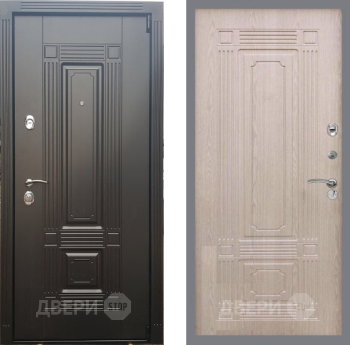 Входная металлическая Дверь Рекс (REX) 9 FL-2 Беленый дуб в Одинцово