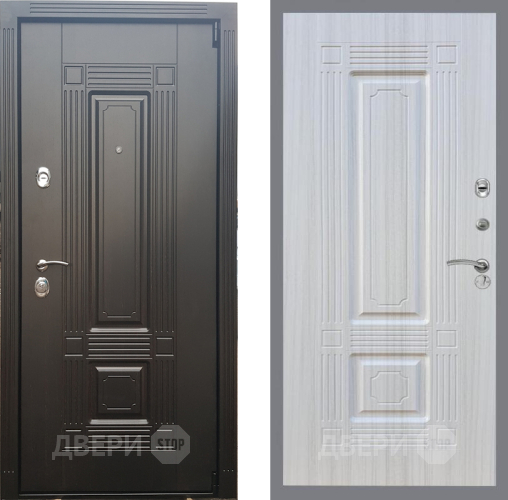 Входная металлическая Дверь Рекс (REX) 9 FL-2 Сандал белый в Одинцово