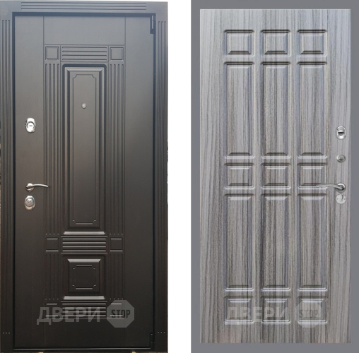 Входная металлическая Дверь Рекс (REX) 9 FL-33 Сандал грей в Одинцово