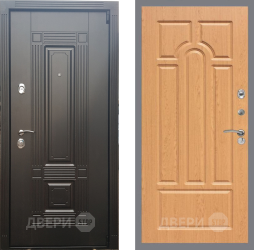 Входная металлическая Дверь Рекс (REX) 9 FL-58 Дуб в Одинцово