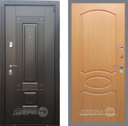 Входная металлическая Дверь Рекс (REX) 9 FL-128 Дуб в Одинцово