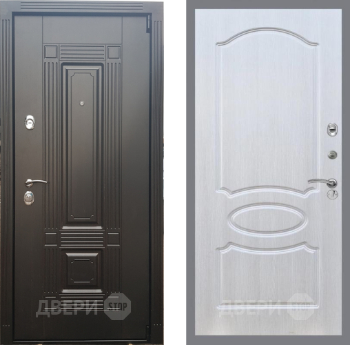 Входная металлическая Дверь Рекс (REX) 9 FL-128 Лиственница беж в Одинцово