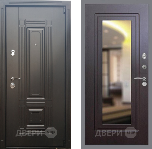 Входная металлическая Дверь Рекс (REX) 9 FLZ-120 Венге в Одинцово