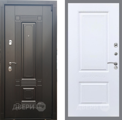 Входная металлическая Дверь Рекс (REX) 9 Смальта Силк Сноу в Одинцово