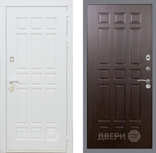 Входная металлическая Дверь Рекс (REX) 8 Силк Сноу FL-33 Венге в Одинцово