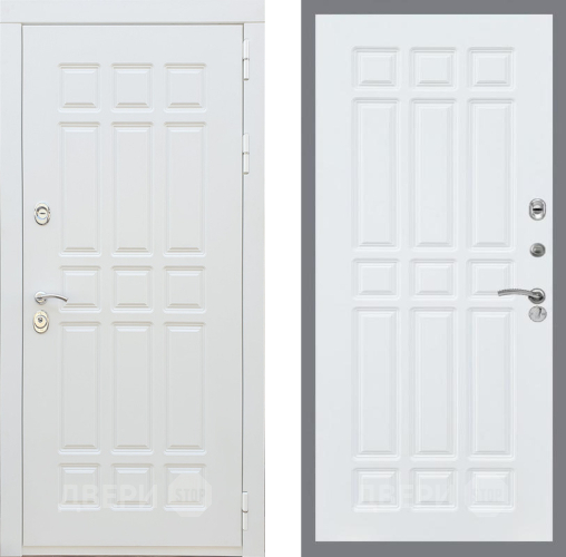 Входная металлическая Дверь Рекс (REX) 8 Силк Сноу FL-33 Силк Сноу в Одинцово