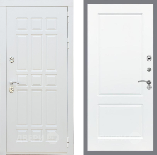 Входная металлическая Дверь Рекс (REX) 8 Силк Сноу FL-117 Силк Сноу в Одинцово