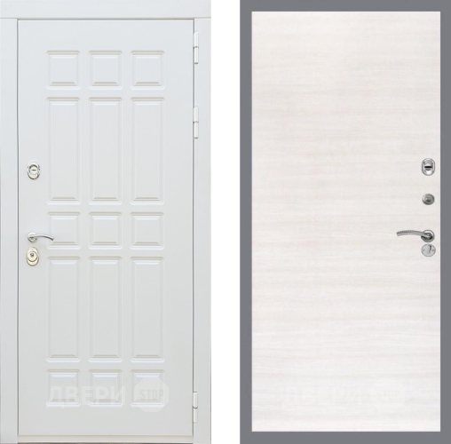 Входная металлическая Дверь Рекс (REX) 8 Силк Сноу GL Акация в Одинцово