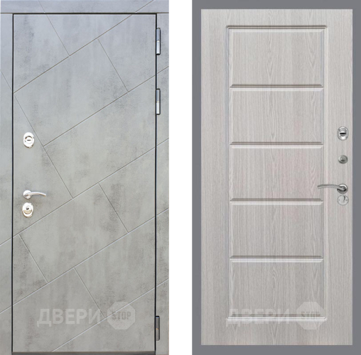 Входная металлическая Дверь Рекс (REX) 22 FL-39 Беленый дуб в Одинцово