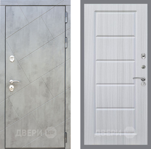 Входная металлическая Дверь Рекс (REX) 22 FL-39 Сандал белый в Одинцово