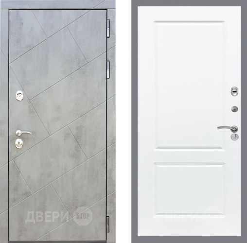 Входная металлическая Дверь Рекс (REX) 22 FL-117 Силк Сноу в Одинцово