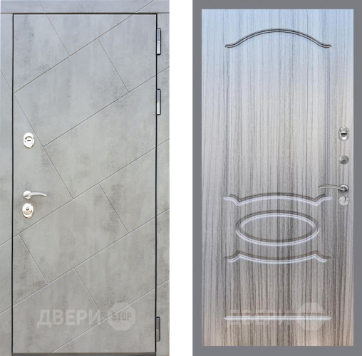 Входная металлическая Дверь Рекс (REX) 22 FL-128 Сандал грей в Одинцово