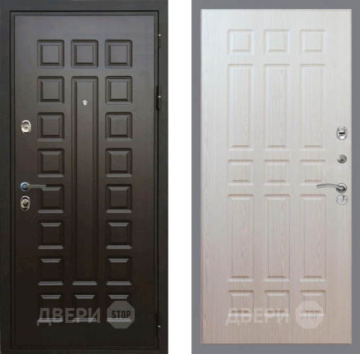 Входная металлическая Дверь Рекс (REX) Премиум 3к FL-33 Беленый дуб в Одинцово