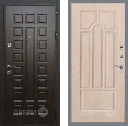 Входная металлическая Дверь Рекс (REX) Премиум 3к FL-58 Беленый дуб в Одинцово