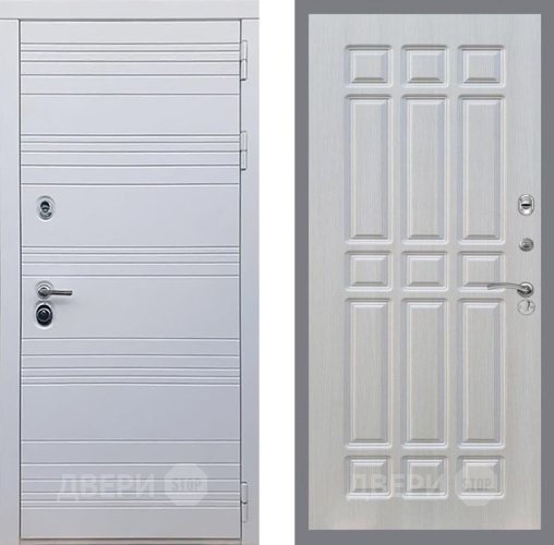 Входная металлическая Дверь Рекс (REX) 14 Силк Сноу FL-33 Лиственница беж в Одинцово