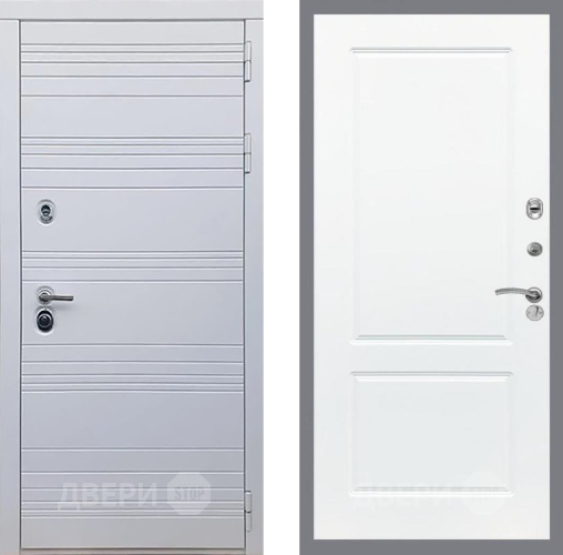 Входная металлическая Дверь Рекс (REX) 14 Силк Сноу FL-117 Силк Сноу в Одинцово
