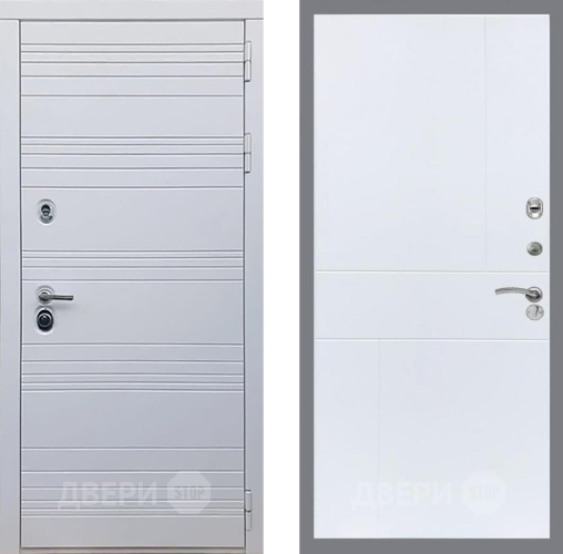 Входная металлическая Дверь Рекс (REX) 14 Силк Сноу FL-290 Силк Сноу в Одинцово