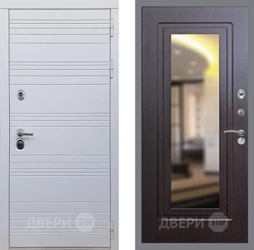 Входная металлическая Дверь Рекс (REX) 14 Силк Сноу FLZ-120 Венге в Одинцово