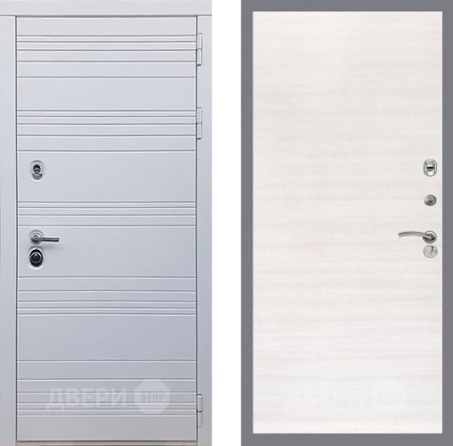 Входная металлическая Дверь Рекс (REX) 14 Силк Сноу GL Акация в Одинцово